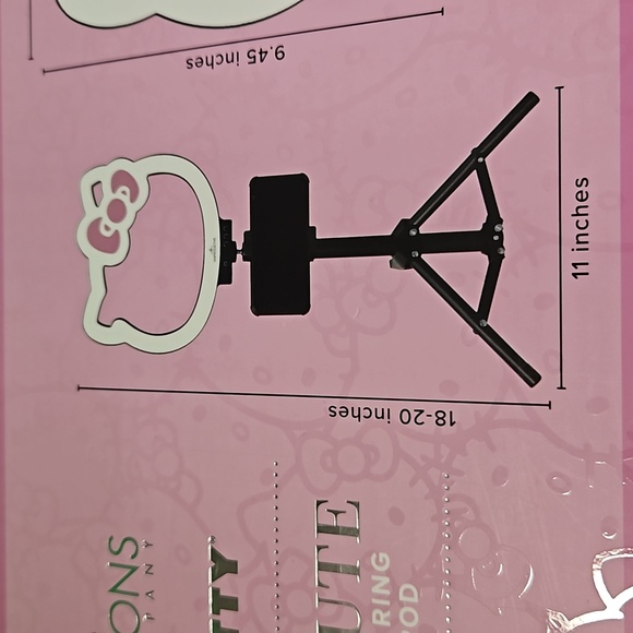 Hello Kitty Super Cute 10 inch desktop Ring Light with tripod - Picture 9 of 11